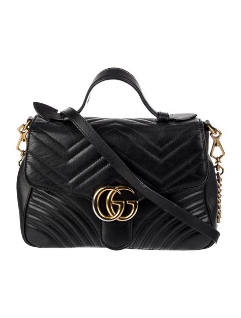 gucci marmont top handle small size
